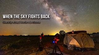 Storm Threatens, Sky Surrenders | Dark Sky Timelapse at Starship 744 | Arizona