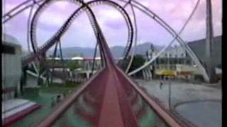 Moonsault Scramble Roller Coaster Front Seat POV Fuji-Q Highland Japan