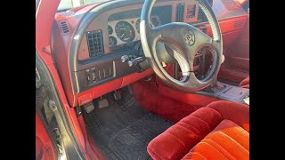 1987 Mercury Cougar XR7 Video Interior 1