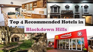 Top 4 Recommended Hotels In Blackdown Hills | Best Hotels In Blackdown Hills