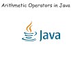 #5 | Arithmetic Operators in Java