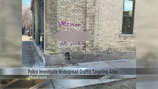 Madison alder target of graffiti throughout downtown area