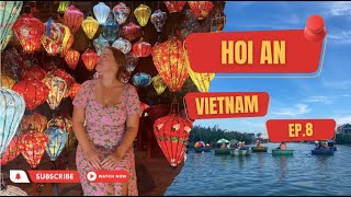 HOI AN Is BEAUTIFUL! | Brilliant Basket Boat Trip | Ang Bang Beach | Vietnam Travel Vlog 🇻🇳