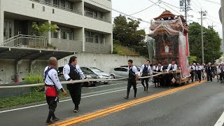 2019年 武豊町 第６回武豊ふれあい山車まつり 往路（長尾 市場組神宮車）