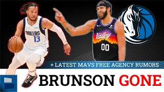 Jalen Brunson GONE + Mavs Rumors On Kevin Durant, Kyrie Irving Trade & Signing JaVale McGee