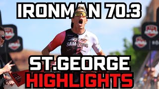 2024 IRONMAN 70.3 St. George | Men's Highlights with Commentary