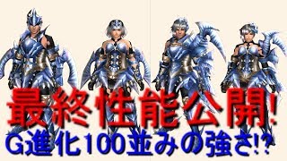 【MHF】【速報】俺氏「これ、武器はG進化100くらいはあるんじゃ・・・」辿異種アノルパティス装備性能判明！ガチで強い、いや強すぎる【モンハン】