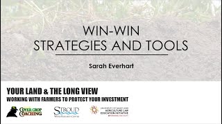 Your Land and the Long View- Working with Farmers to Protect Your Investment (Part 2, 55:39)