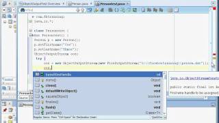 Java Training Tutorial | How to Create a Java ObjectOutputStream and Java InputStream using Java