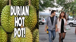 INSANE Durian Chicken Hot Pot in China! Disgusting or Delicious?