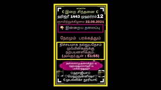 நேரமும் பரக்கத்தும்