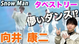 感情表現の上手さよ…!? Snow Man「タペストリー」Dance Practice 向井 康二のダンスを徹底解説!!