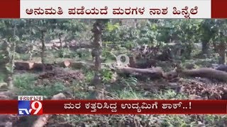 Forest Department Files A Case Against Businessman Ravindran For Cutting Trees Without Permission