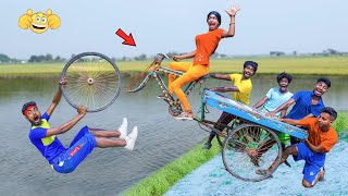 Top New Comedy Video Amazing Funny Video 😂 Try To Not Laugh Episode 57 by Maha Funny Factory
