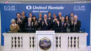 United Rentals, Inc. (NYSE: URI) Rings The Opening Bell®