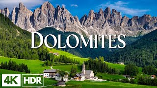 Dolomites, Italy 4K 🌿 Stunning Footage, Scenic Relaxation Film with Calming Piano Music