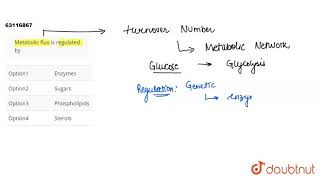 Metabolic flux is regulated by