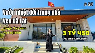 Vườn nhiệt đới độc đáo trong nhà ven Đà Lạt| Giá chỉ 3 tỷ 450 triệu