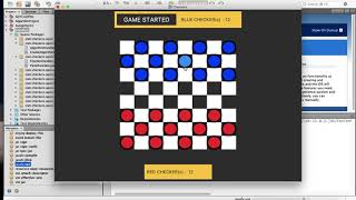 JavaFX Checkers Game