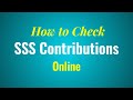 How to Check SSS Contributions Online in less than 5 minutes