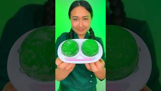 Let’s make Pandan leaf mochi Ice cream🟢 パンダンリーフ 雪見だいふくを作ります。