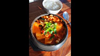 Gudu Gudu one pot meal~ Kimchi Tofu Soup 🌶️