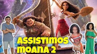 ASSISTIMOS O FILME MOANA 2 NO CINEMA!!!