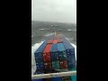 general cargo vessel mv. leah heavy rolling and pitching north atlantic ocean