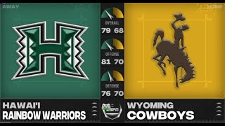 SFA Season 15 Week 7 Gameday: Hawaii (4-1) @ Wyoming (4-2) (FULL GAME)