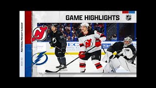 New Jersey Devils vs Tampa Bay Lightning | November 20, 2021 | Game Highlights | NHL Regular Season