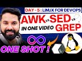 Linux AWK vs SED vs GREP | Pro Commands Linux For DevOps (Day 5)