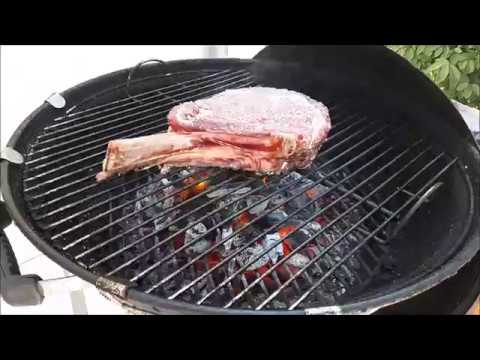 Comment Cuire Une Cote De Boeuf Ou Un Rosbeef Au Barbecue (BBQ) - YouTube