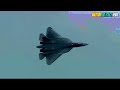 sukhoi su 57 in action with crazy maneuver