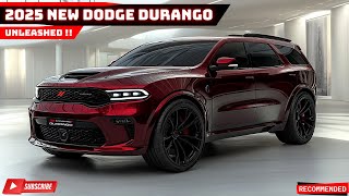 New 2025 Dodge Durango: The Ultimate Muscle SUV | Unleashing Power \u0026 Luxury