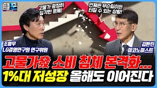 [경제전쟁 꾼] 고물가 후폭풍 시작도 안했다…소비 침체發 장기 저성장의 늪에 빠져가는 한국 (김한진, 조영무)