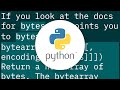 Best way to convert string to bytes in Python 3?