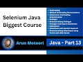 Java - Part 13 (Selenium Java Biggest Course)