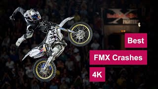 Best FMX Freestyle Motocross Crashes 4K