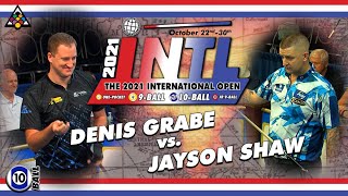 10-BALL: DENIS GRABE VS JAYSON SHAW - INTERNATIONAL OPEN BIG FOOT CHALLENGE