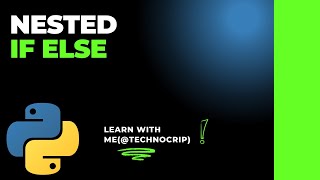 #Vlog36 Nested if else in Python programming| Nested if else Example