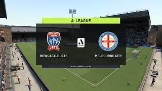 FIFA 22 | Newcastle Jets vs Melbourne City - A-League | Gameplay