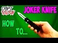 How to make Joker knife from Batman Dark Knight DIY with templates