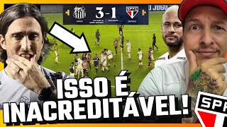 SPFC RESSUSCITA O SANTOS e toma LAVADA na Vila Belmiro! SAN 3 X 1 SPFC