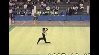 1995年 国体　勝目 勲　リング（水俣高校）【男子新体操】