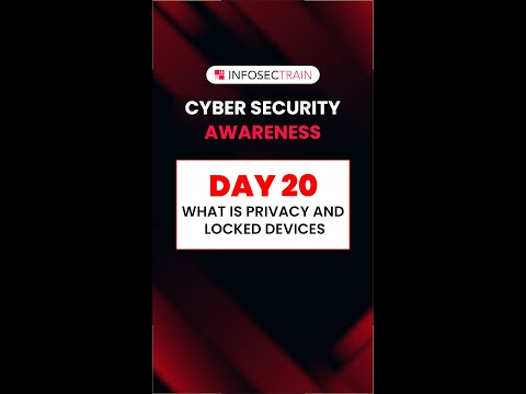 DAY 20: Cybersecurity Awareness Month. What is data protection and locked devices?