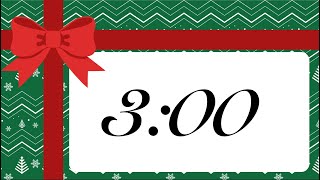 3 Minute Wrapped Present Holiday Timer (Bells at End)