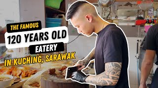 This 120 YEARS OLD eatery in Kuching has the best Kueh Chap! Sarawak | Borneo Foodie | Lao Ya Keng