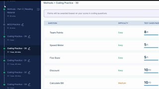 coding practice - 30 java fundamentals QA automation Testing NXTWAVE