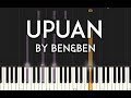 Upuan by Ben&Ben synthesia piano tutorial + sheet music