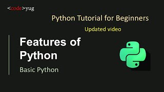 Features of Python 🐍 | Python Tutorial for Beginners in Hindi | Why Python is powerful.